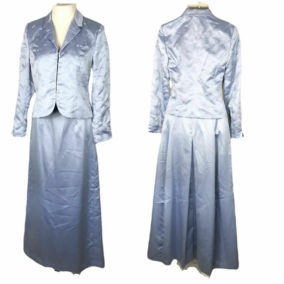 Nicole Miller Top & Long Skirt Classy Formal Set ~ Sz 8/10...